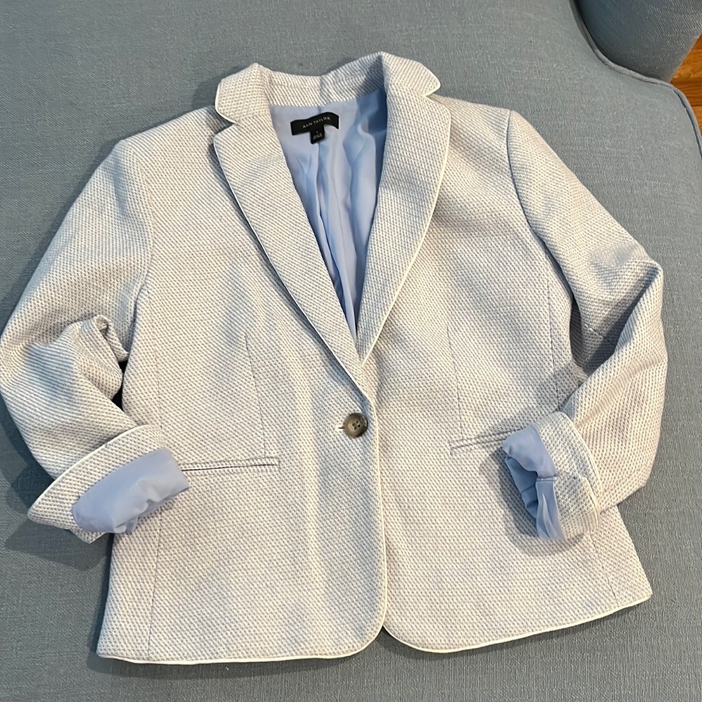 Blue Ann Taylor blazer, Size 6
